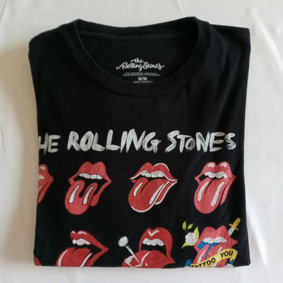 The Rolling Stones 50 years-London-NYC-N.J.black long sleeve Tee Size Medium - Picture 7 of 7